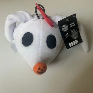 The Nightmare Before Christmas Zero Plush Bag Clip New